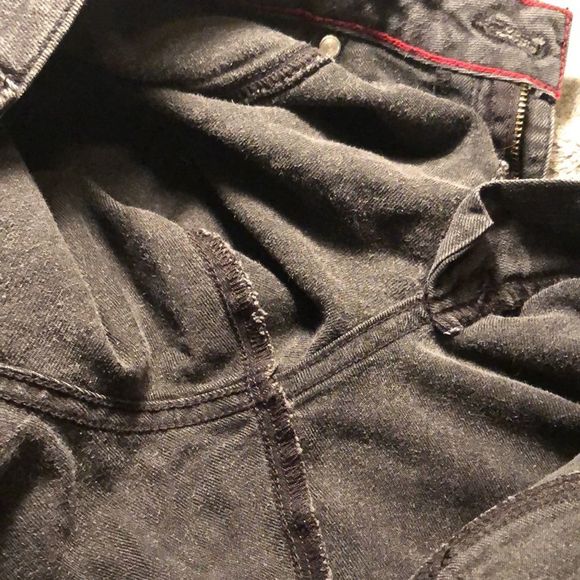 17/21 Jeans /light wash black /10/stretch/3 pockets/straight leg - Picture 8 of 12